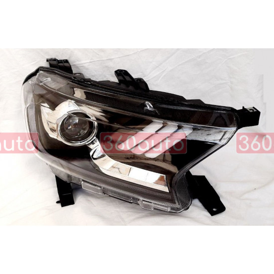 Передние фары на Ford Ranger 2016-2021 FULL LED стиль Mustang