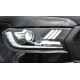 Передние фары на Ford Ranger 2016-2021 FULL LED стиль Mustang