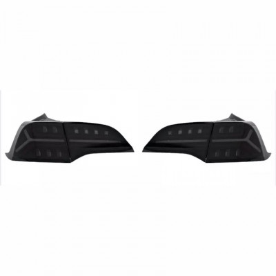 Задние фонари на Tesla Model 3 2017-2022 LED Smoke Type стиль WH
