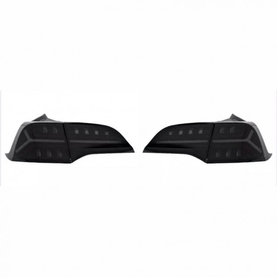 Задние фонари на Tesla Model 3 2017-2022 LED Smoke Type стиль WH