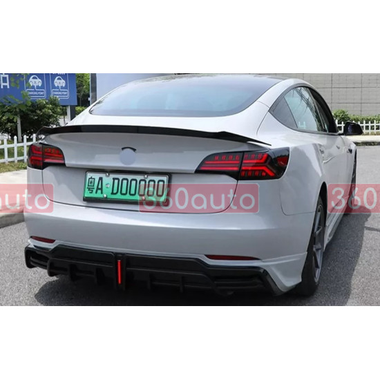Задние фонари на Tesla Model 3 2017-2022 LED Smoke Type стиль WH
