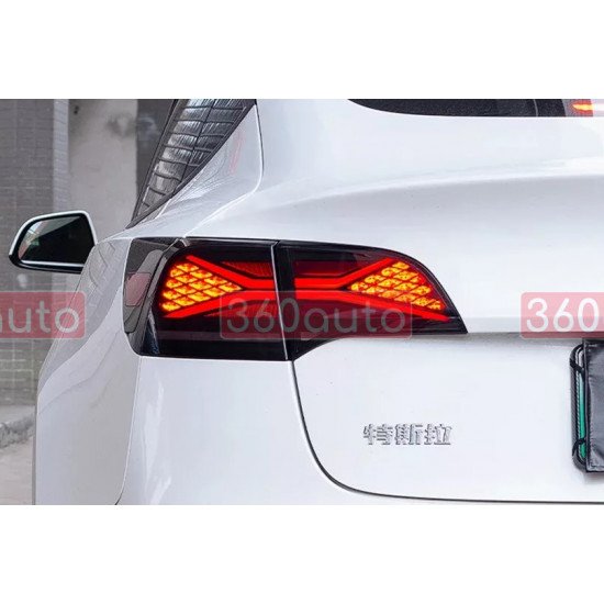 Задние фонари на Tesla Model 3 2017-2022 LED стиль X