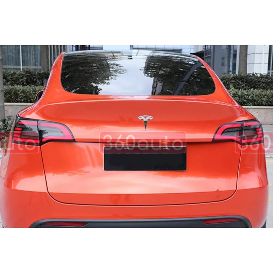 Задние фонари на Tesla Model 3 2017-2022 LED тонированные стиль BW