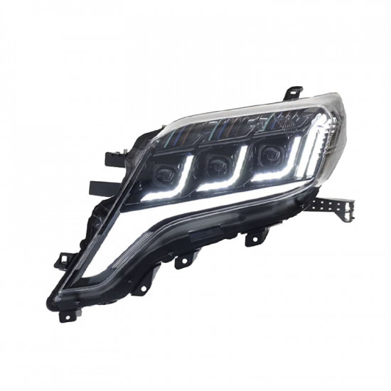 Передние фары Toyota Land Cruiser Prado 2013-2017 FULL LED стиль Lexus тип NS