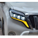 Передние фары Toyota Land Cruiser Prado 2013-2017 FULL LED стиль Lexus тип NS