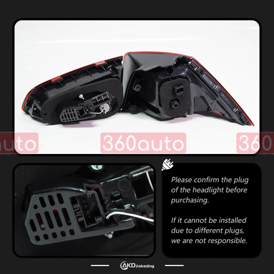 Задние фонари на Volkswagen Golf 7 2013-2017 LED