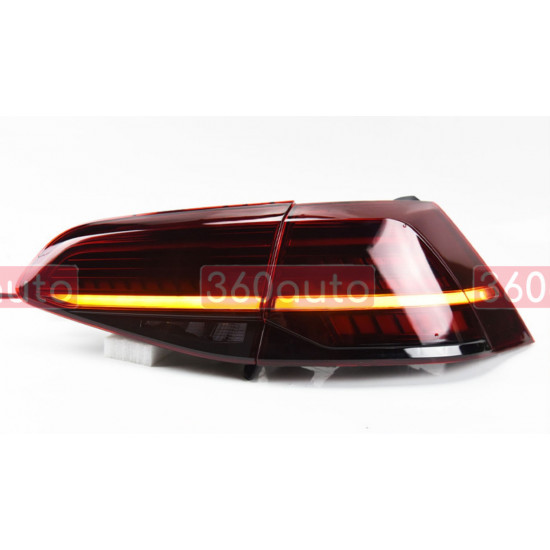 Задние фонари на Volkswagen Golf 7 2013-2017 LED стиль 7.5 красные RSU