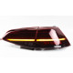 Задние фонари на Volkswagen Golf 7 2013-2017 LED стиль 7.5 красные RSU