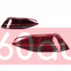 Задние фонари на Volkswagen Golf 7 2013-2017 LED стиль 7.5 красные RSU