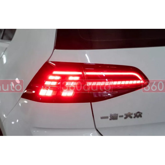 Задние фонари на Volkswagen Golf 7 2013-2017 LED стиль 7.5 красные RSU