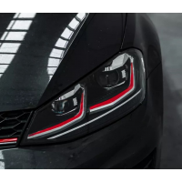 Передні фари на Volkswagen Golf 7 2013-2017 FULL LED стиль GTI 7.5 замість штатних галогенових фар