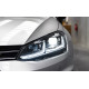 Передние фары на Volkswagen Golf 7 2013-2017 FULL LED стиль 7.5 вместо штатных галогеновых фар