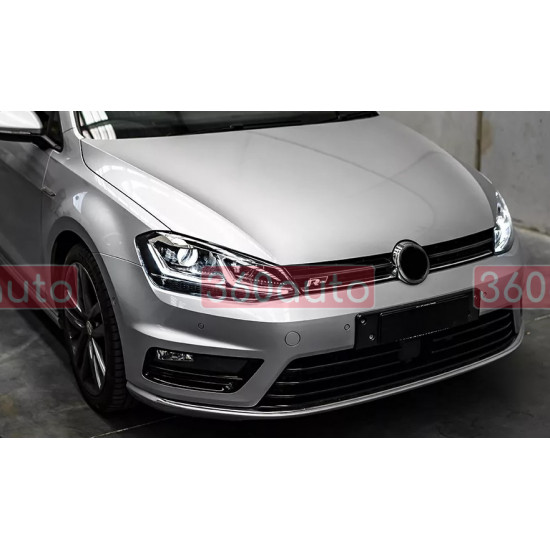Передние фары на Volkswagen Golf 7 2013-2017 FULL LED стиль 7.5 вместо штатных галогеновых фар