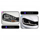 Передние фары на Volkswagen Golf 7.5 2017-2015 FULL LED вместо штатных галогеновых фар