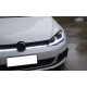 Передние фары на Volkswagen Golf 7.5 2017-2015 FULL LED вместо штатных галогеновых фар