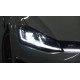Передние фары на Volkswagen Golf 7.5 2017-2020 вместо штатных галогеновых фар SY