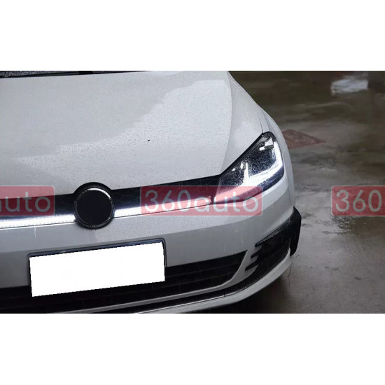 Передние фары на Volkswagen Golf 7.5 2017-2020 вместо штатных галогеновых фар SY