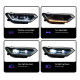 Передние фары на Volkswagen Passat B8 2014-FULL LED вместо штатных галогеновых фар