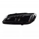 Передние фары на Volkswagen Passat B7 USA 2011-2015 FULL LED стиль A4 вместо штатных галогеновых фар