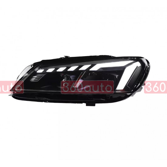 Передние фары на Volkswagen Passat B7 USA 2011-2015 FULL LED стиль A4 вместо штатных галогеновых фар