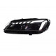 Передние фары на Volkswagen Passat B7 USA 2011-2015 FULL LED стиль A4 вместо штатных галогеновых фар