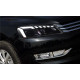 Передние фары на Volkswagen Passat B7 USA 2011-2015 FULL LED стиль A4 вместо штатных галогеновых фар
