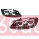 Передние фары на Volkswagen Passat B7 USA 2011-2015 FULL LED вместо штатных галогеновых фар