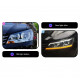 Передние фары на Volkswagen Passat B7 USA 2011-2015 Xenon стиль B8 вместо штатных галогеновых фар