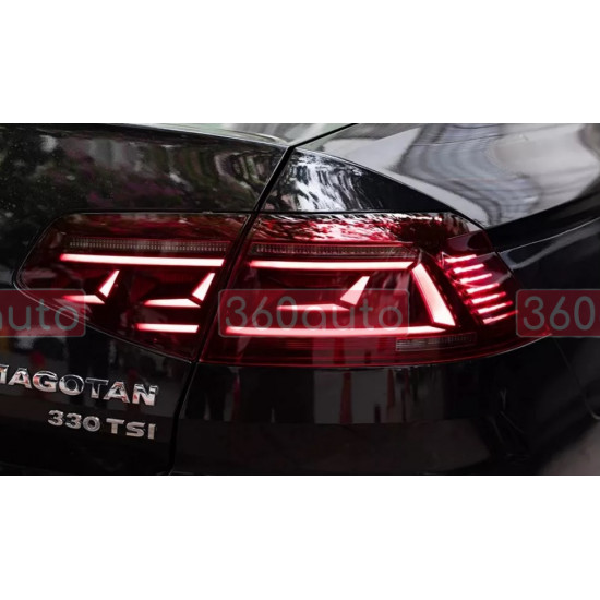Задние фонари на Volkswagen Passat B8 2014-2020 Sedan LED стиль B8,5 2020+