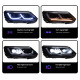 Передние фары на Volkswagen Tiguan 2012-2015 FULL LED стиль TLZ