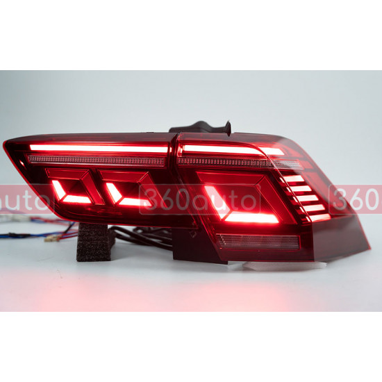 Задние фонари на Volkswagen Tiguan 2015-2020 Full LED 2020 look