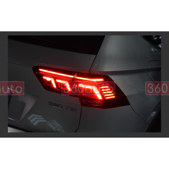 Задние фонари на Volkswagen Tiguan 2015-2020 Full LED 2020 look