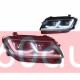 Передние фары на Volkswagen Tiguan 2015-2020 черные Full LED 2020 look