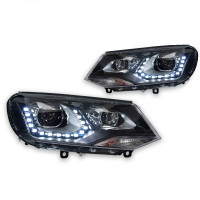 Передні фари на Volkswagen Touareg 2010-2014 Xenon взамін галогену