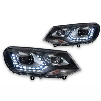 Передні фари на Volkswagen Touareg 2010-2014 Xenon взамін галогену