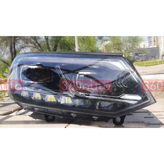 Передние фары на Volkswagen Touareg 2010-2014 TLZ FULL LED 2018 look