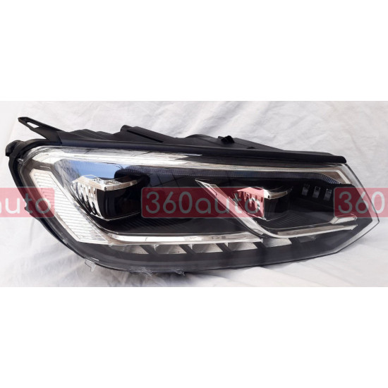 Передние фары на Volkswagen Touareg 2010-2014 TLZ FULL LED 2018 look