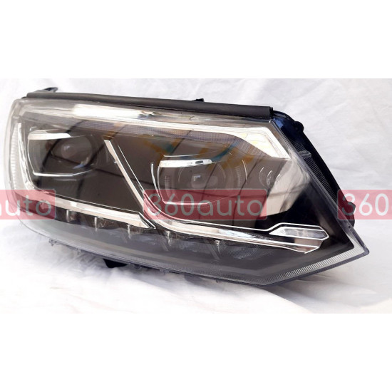 Передние фары на Volkswagen Touareg 2010-2014 TLZ FULL LED 2018 look
