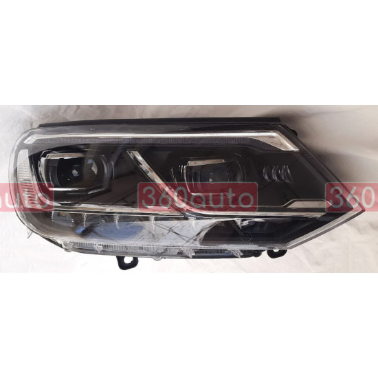 Передние фары на Volkswagen Touareg 2010-2014 TLZ FULL LED 2018 look