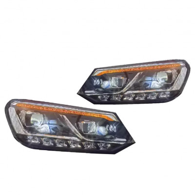Передні фари на Volkswagen Touareg 2010-2014 TLZ FULL LED 2018 look