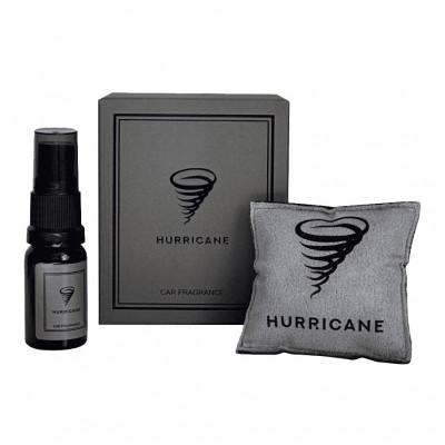 Ароматизатор в авто Hurricane Gray (standart) Аромасаше на дефлектор