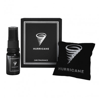 Ароматизатор в авто Hurricane Black (standart) Аромасаше на дефлектор