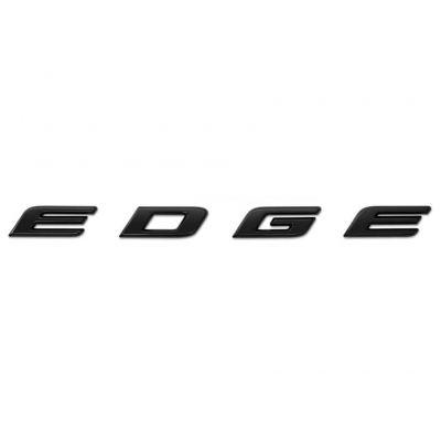 Автологотип емблема напис Ford Edge чорний глянець на кришку багажника