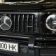 Емблема в решітку радіатора Mercedes G-Klass 2018- G63 AMG Чорний глянець
