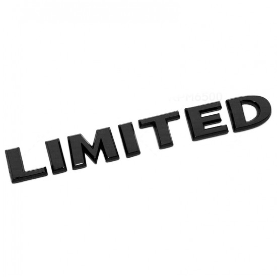 Автологотип шильдик эмблема надпись Jeep Limited черный глянец