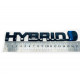 Автологотип шильдик эмблема надпись Toyota Hybrid Black глянец 175мм
