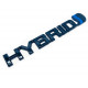 Автологотип шильдик эмблема надпись Toyota Hybrid Black глянец 150мм