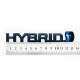 Автологотип шильдик эмблема надпись Toyota Hybrid Black глянец 135мм