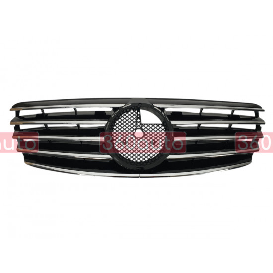 Решетка радиатора CL Black на Mercedes-Benz E-Class W211 2002-2006 года