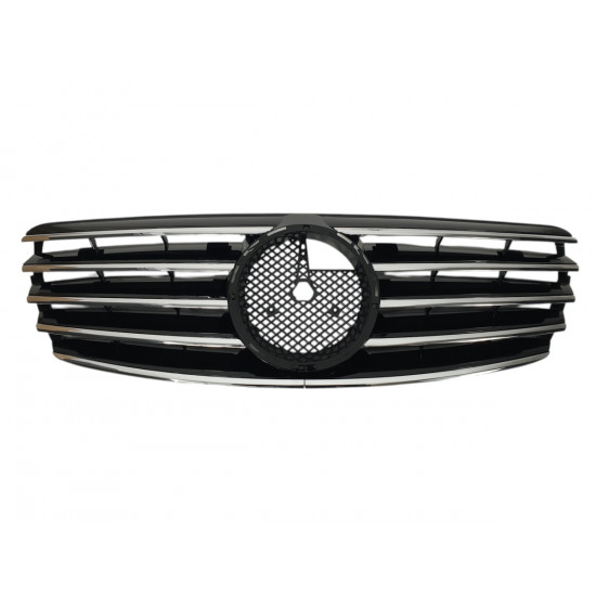 Решетка радиатора CL Black на Mercedes-Benz E-Class W211 2002-2006 года